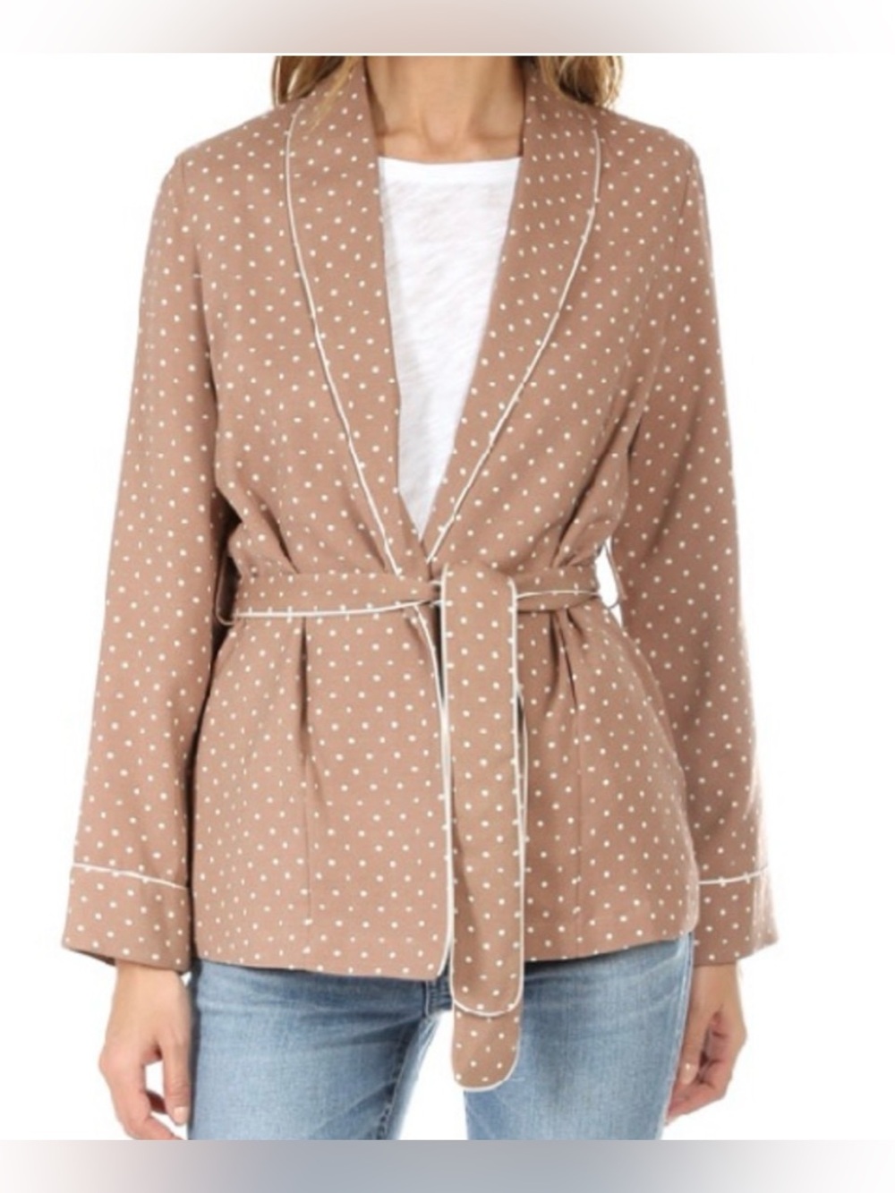 Frame Polka Dot Smoking Jacket 🧥